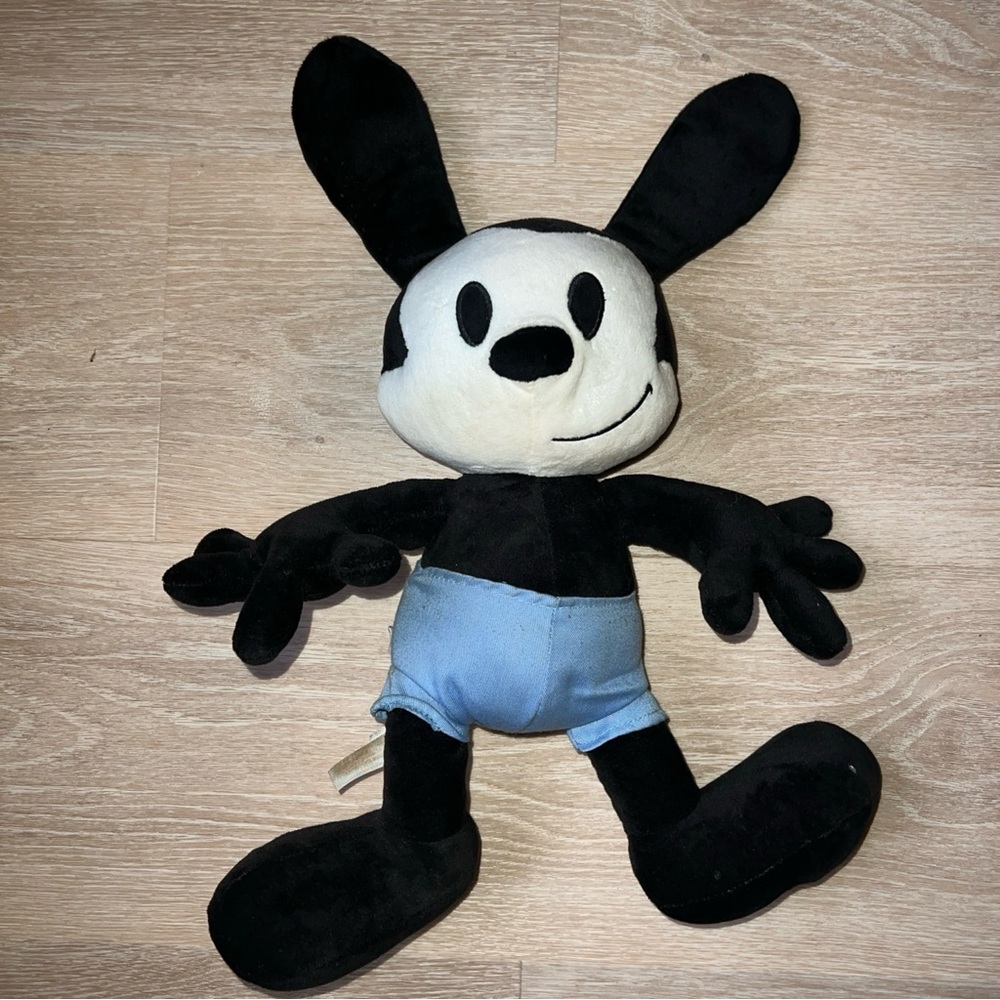 Black and Blue Plush Toy